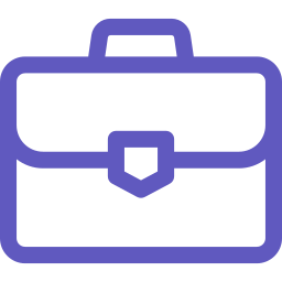 Purple Briefcase icon