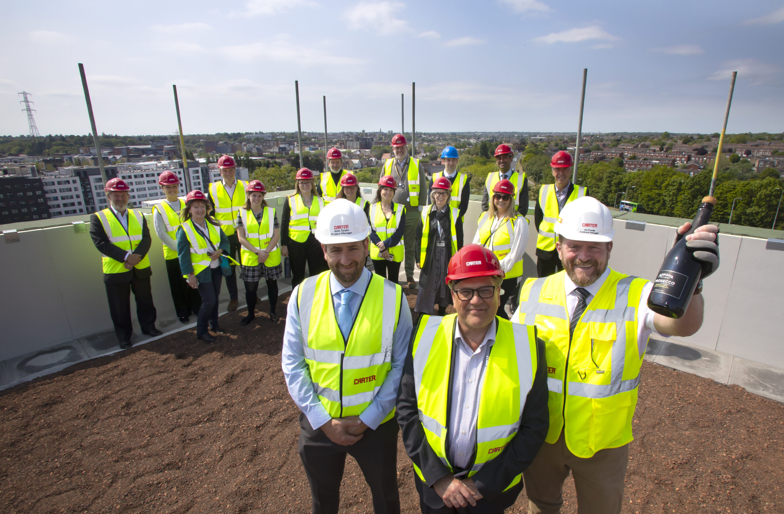 22.05.23 topping out new build 012 steve brading